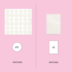HANHOO custom blemish patch demonstrates large area coverage on skin
