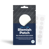 Hanhoo Men’s blemish patch with tea tree calms blemishes discreetly and invisibly.