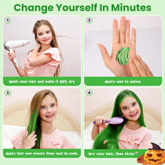 Hansuby washable hair color wax ready for easy removal after use
