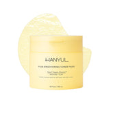 HANYUL Yuja Toner Pads packaging showcases premium Korean skincare for radiant glow.