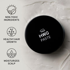 Hardworking Gentlemen hair paste jar closeup highlighting lightweight texture for definition
