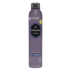 HASK Charcoal Purifying Dry Shampoo bottle front for oil absorption and refresh
