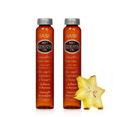 HASK Keratin Smoothing Hair Oil vial bottle: lightweight shine boost and frizz control