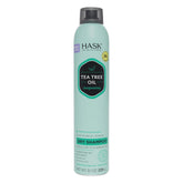 HASK Tea Tree Invigorating Dry Shampoo applying at roots to refresh hair