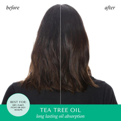 HASK Tea Tree Invigorating Dry Shampoo cools scalp and adds freshness