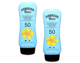 Hawaiian Tropic Everyday Active sunscreen bottle front view for outdoor use