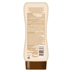 Hawaiian Tropic Sheer Touch SPF 15 lotion back view with product details