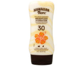 Hawaiian Tropic Silk Hydration sunscreen bottle offers long-lasting moisture in the sun.