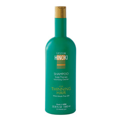 Hayashi Hinoki Shampoo bottle pour shows easy dispensing for cleansing