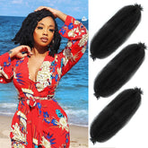 HBegant Afro Twist 16-inch 3-pack packaging shows premium fibers for fuller styles.