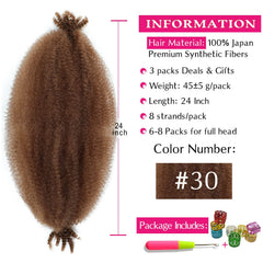 Hbegant Spring twist hair soft to touch for lightweight protective styles.