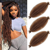 Hbegant Afro Twist Hair 24 inch pack 3 prefluffed for easy installation.
