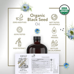 HBNO Black Seed Oil application on face and body for nourishment.