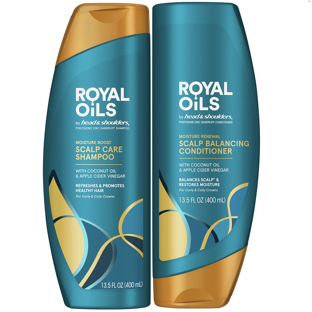 Head & Shoulders Royal Oils shampoo and conditioner set for balanced, moisturized scalp