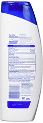 Hair being nourished with Head & Shoulders Smooth & Silky lemon shampoo moisture