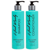 Head Kandy Squad Goals Shampoo bottle demonstrates color-safe cleansing for vibrant hair.