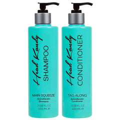 Head Kandy Squad Goals Shampoo bottle demonstrates color-safe cleansing for vibrant hair.