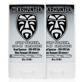 Headhunter Sunscreen Face Stick roll-on for quick, non-greasy sun protection during outdoor activities.