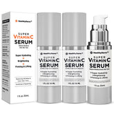 HealthyDerm vitamin C serum bottle for mature skin care