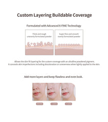 Heart Percent Dote on Mood Layer Cushion close-up showing creamy texture for blending.