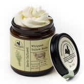 Hearth and Homestead whipped tallow balm jar delivering daily skin hydration.