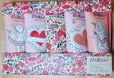 Heathcote & Ivory Cath Kidston Cassis & Rose hand cream set in pocket tubes for on-the-go moisture