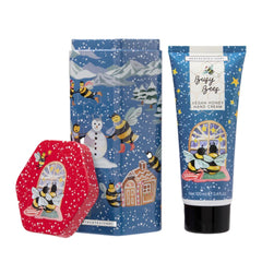 Heathcote & Ivory Thyme & Honey hand cream tin packaging, vegan formula and nourishing botanicals