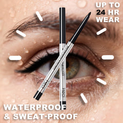 HECI BEAUTY eyeliner on the waterline for safe, comfortable wear.