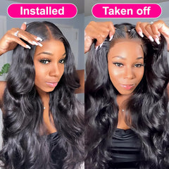 Hedy 4x4 lace closure wig enabling natural parting and comfortable wear all day