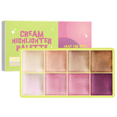 Hegafoo Highlighter Curve Comet Case delivers eight shades for a radiant glow.