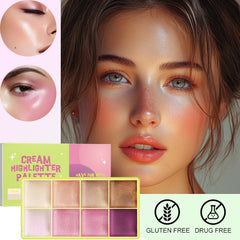 Soft glow finish highlights cheekbones with a natural, dimensional shine.