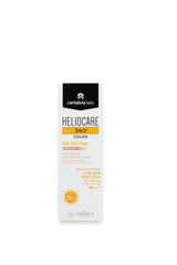 Heliocare 360 Color Gel Bronze-application swirl demonstrates blendable, even coverage and a warm bronze glow.