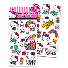 Hello Kitty Stick On Nails bundle with tattoos for party fun and quick glam