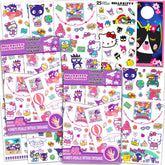 Hello Kitty tattoo set tattoo sheets featuring beloved characters for fun party favors.