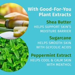 Hempz Crushed Peppermint Sugar Lotion packaging with holiday gift appeal.