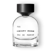 Henry Rose Fog bottle front; sleek unisex design for daily wear.