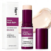 Her+ Calcium Multi Balm Stick packaging shows portable, travel-ready design for on the go hydration.