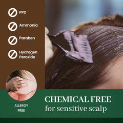 Herb Speedy Color Cream Soft Black ingredients list emphasizes herbal blend for scalp comfort