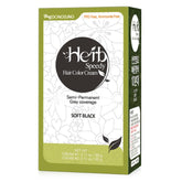 Herb Speedy Color Cream Soft Black tube for quick at-home coloring in 20 minutes