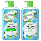 Herbal Essences Hello Hydration shampoo bottle with coconut scent for hydrated hair