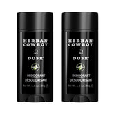 Herban Cowboy Forest Aloe Deodorant front label showing cedar and mandarin notes