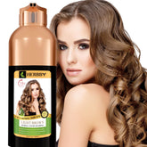 HERBBY hair color shampoo gray-coverage for a natural, even color that blends gray smoothly.