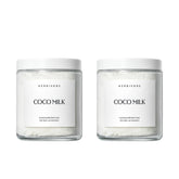 HERBIVORE Coconut Milk Bath Soak bottle ready for a hydrating soak that smooths skin.