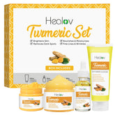 Herblov Turmeric Skincare Set face cleanser bottle for gentle daily cleansing and glow.
