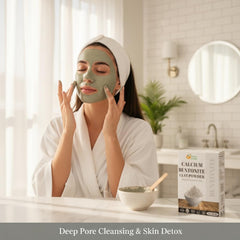 Herbs Botanica Indian Healing Clay face mask for deep cleansing.