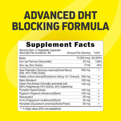 Herbtonics Biotin capsules 10,000 mcg close-up emphasizes daily nourishment.