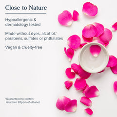 HERITAGE STORE Rosewater 2-pack rose Damask bloom, soothing aromatherapy for senses.