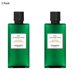 Hermès Eau d'Orange Verte two-bottles pack offers convenient cleansing for sharing or travel