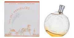 Hermès Eau Des Merveilles bottle shows timeless elegance for daily wear.
