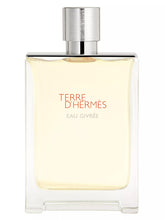 Hermès Terre d’Hermès Eau Givrée bottle front view showing bright citrus and mineral warmth.